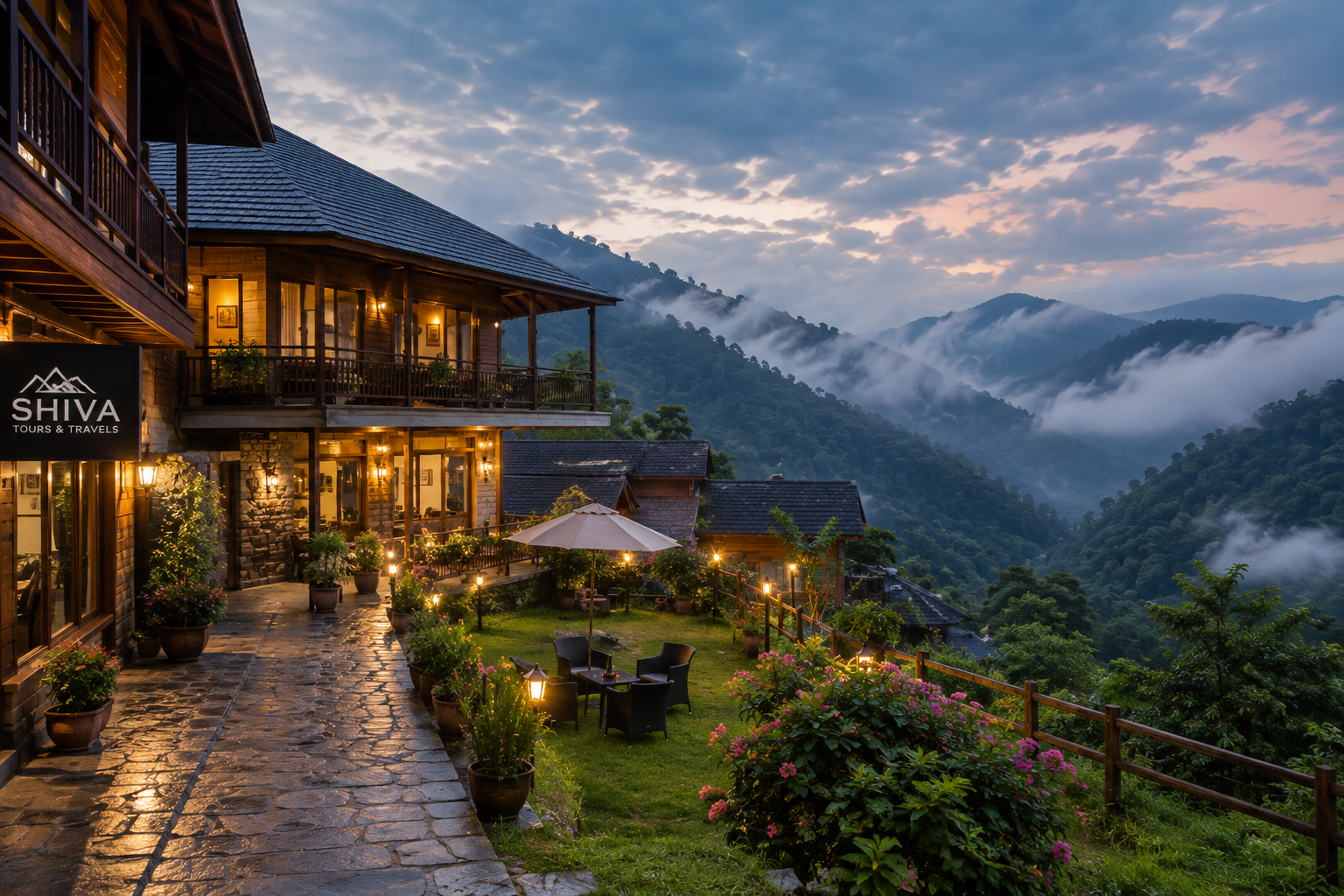 Hotels and homestays across North East India