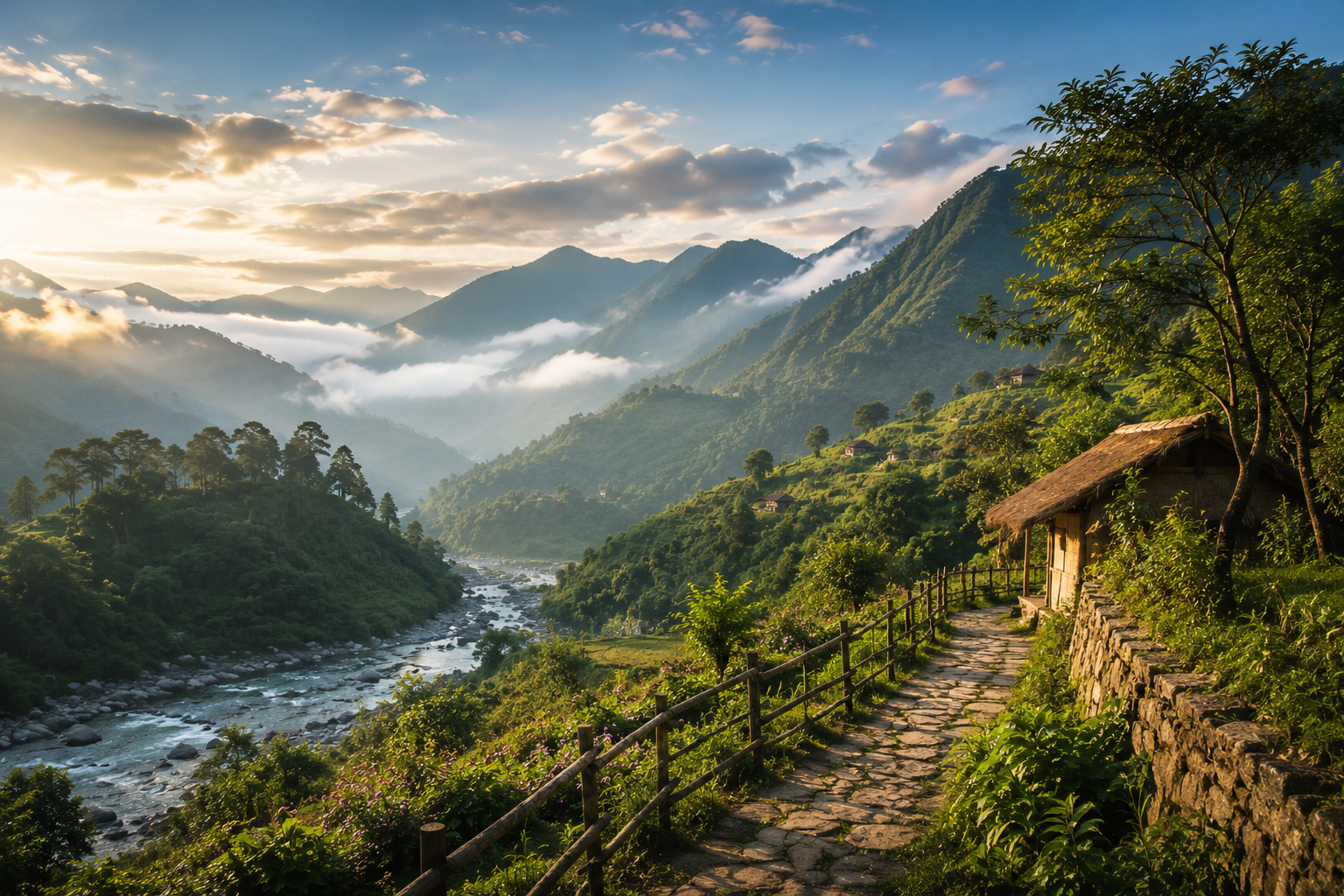 Landscape of North East India