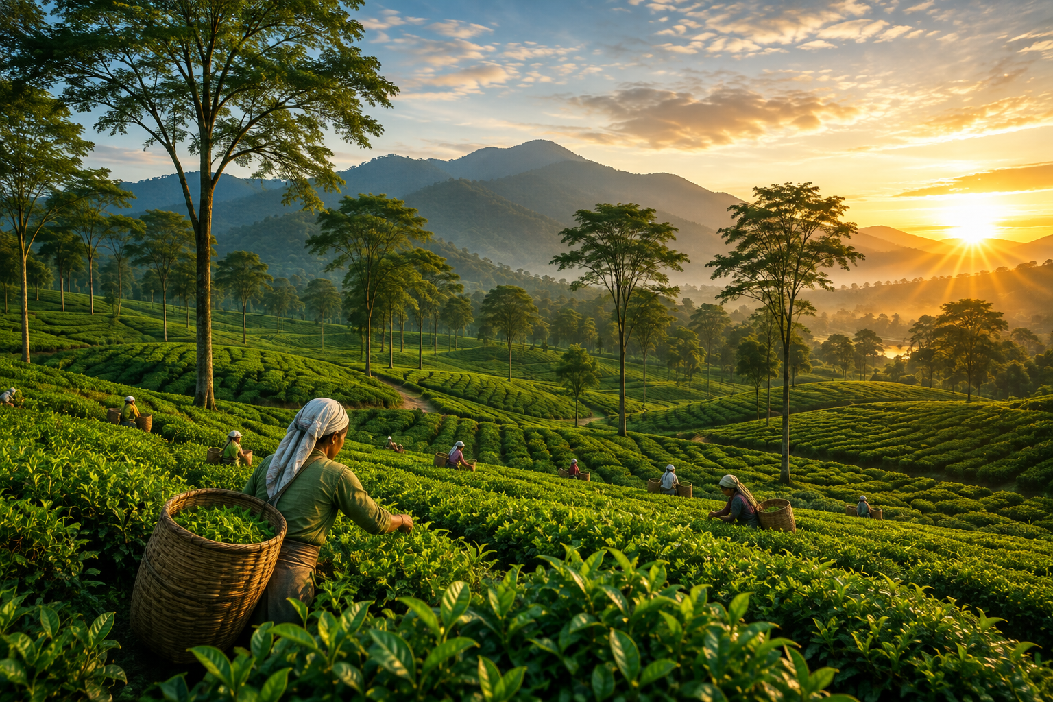 Assam tea garden