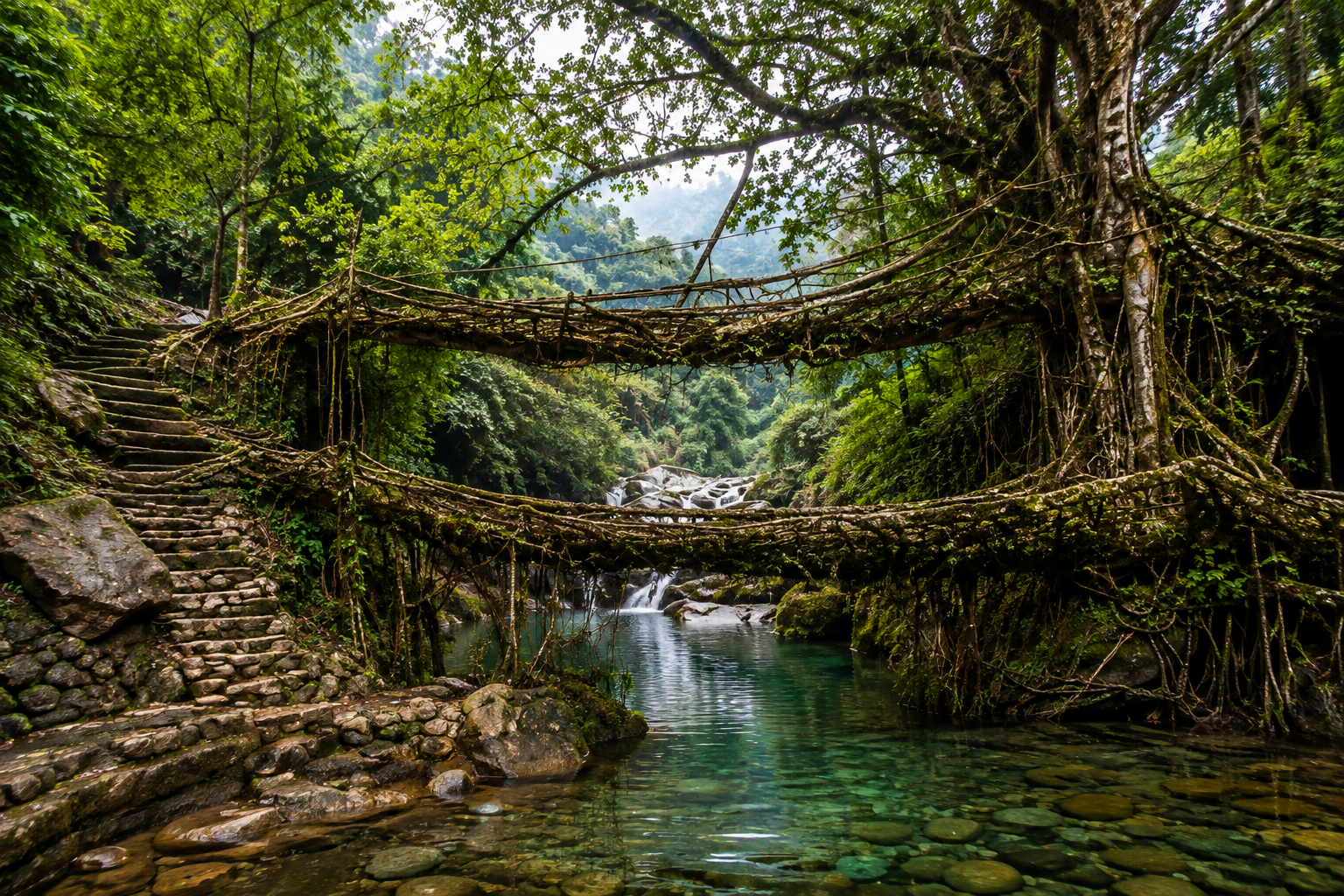 Living Root Bridge